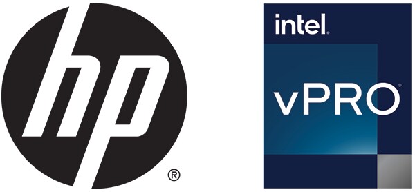 HP and Intel vPro Logos